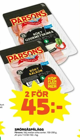 Stora Coop Smörgåspålägg erbjuda