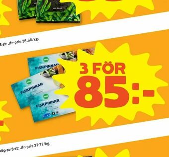 Stora Coop Fiskpinnar 30-pack erbjuda