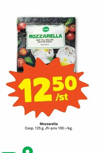 Stora Coop Mozzarella erbjuda