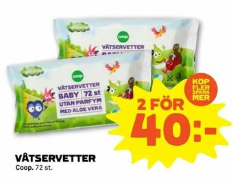 Stora Coop Våtservetter erbjuda