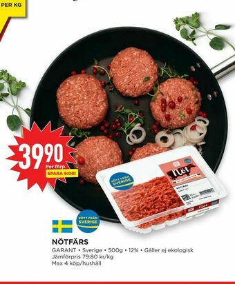 Willys Hemma Nötfärs erbjuda