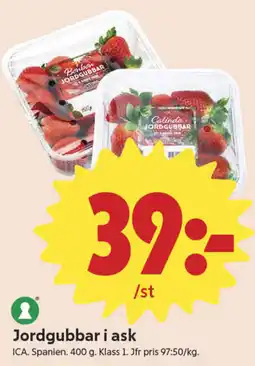 ICA Nära ICA Jordgubbar i ask erbjuda
