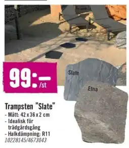 Hornbach Trampsten "Slate" erbjuda