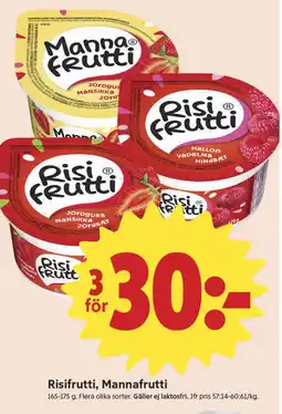 ICA Nära Risifrutti, Mannafrutti erbjuda