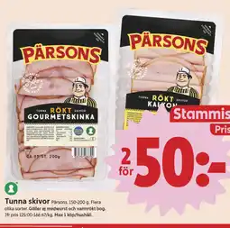 ICA Nära Pärsons Tunna skivor erbjuda