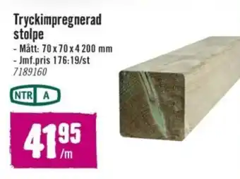 Hornbach Tryckimpregnerad stolpe erbjuda
