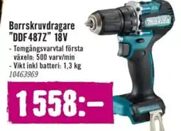 Hornbach Borrskruvdragare "DDF 487Z" 18V erbjuda