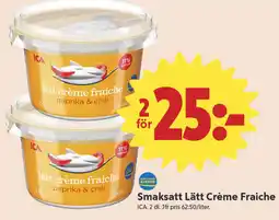 ICA Nära ICA Smaksatt Lätt Crème Fraiche erbjuda