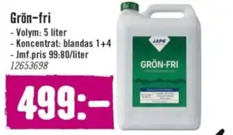 Hornbach Grön-fri erbjuda