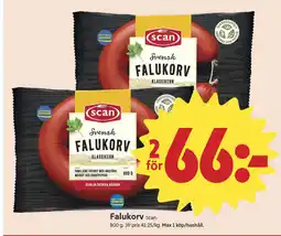 ICA Nära Scan Falukorv erbjuda