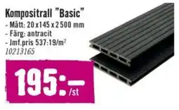 Hornbach Kompositrall "Basic" erbjuda