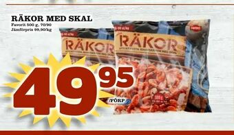 Matdax Räkor med skal erbjuda