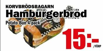 Matdax Hamburgerbröd erbjuda