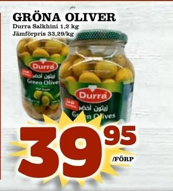 Matvärlden Tensta Gröna oliver erbjuda