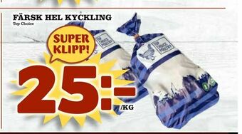 Nya Pulsen Färsk hel kyckling erbjuda