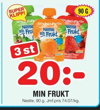 Nya Pulsen Min frukt erbjuda