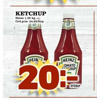Supergrossen Ketchup erbjuda