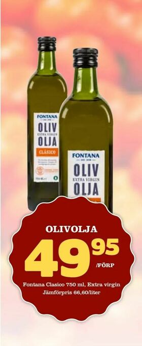 Supergrossen Olivolja erbjuda