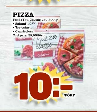 Supergrossen Pizza erbjuda