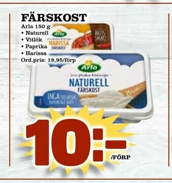 Supergrossen Färskost erbjuda