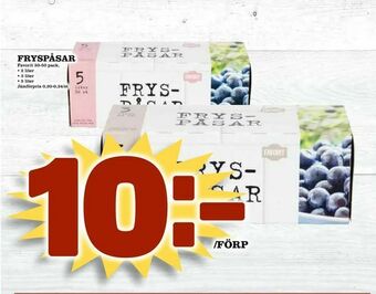 Supergrossen Fryspåsar erbjuda
