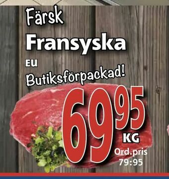 Supergrossen Fransyska erbjuda