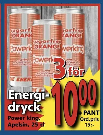 Supergrossen Energidryck erbjuda