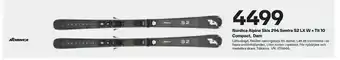 XXL Nordica Alpine Skis 294 Sentra S2 LX W + Tlt 10 Compact, Dam erbjuda