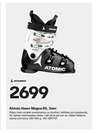 XXL Atmoic Hawx Magna 85, Dam erbjuda