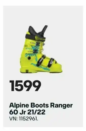 XXL Alpine Boots Ranger 60 Jr 21/22 erbjuda