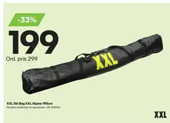 XXL XXL Ski Bag XXL Alpine 190cm erbjuda