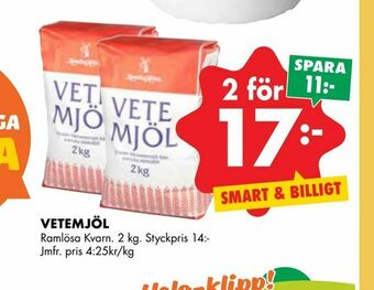 ÖoB Vetemjöl erbjuda
