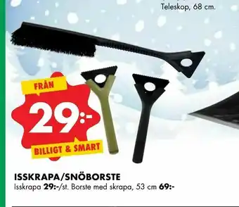 ÖoB Isskrapa/snöborste erbjuda