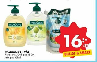 ÖoB Palmolive tvål erbjuda
