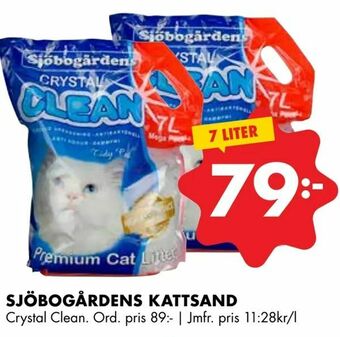 ÖoB Sjöbogårdens kattsand erbjuda