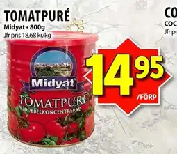 Matvärlden Tensta TOMATPURÉ erbjuda