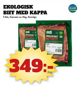 Ekologisk biff med kappa