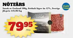 Bonum Matmarknad Nötfärs erbjuda