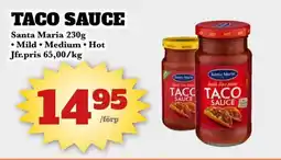 Bonum Matmarknad SANTA MARIA Taco sauce erbjuda