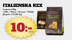 Bonum Matmarknad LAURIERI Italienska kex erbjuda