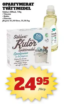 Bonum Matmarknad SÅKLART Oparfymerat tvättmedel erbjuda