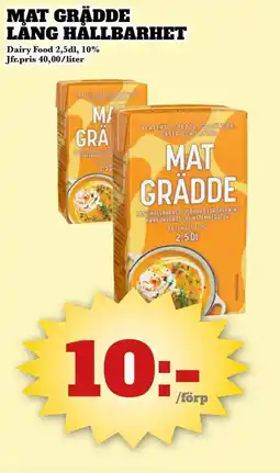 Bonum Matmarknad MAT GRÄDDE Lang hallbarhet erbjuda