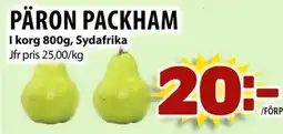 Matvärlden Tensta Päron packham erbjuda