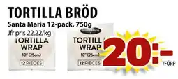 Matvärlden Tensta Santa Maria Tortilla bröd erbjuda