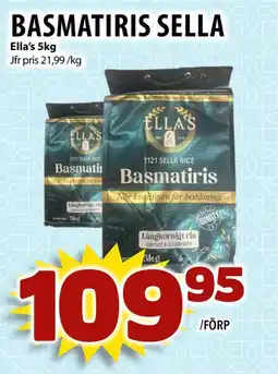 Matvärlden Tensta Ella's Basmatiris sella erbjuda