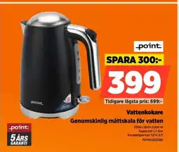 Power Vattenkokare genomskinlig måttskala för vatten erbjuda