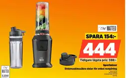 Power Sportmixer Diskmaskinssäkra delar för enkel rengöring erbjuda