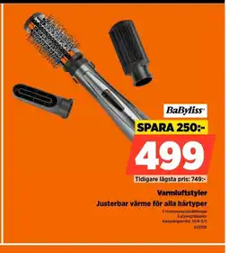 Power Varmluftstyler justerbar värme för alla hårtyper erbjuda