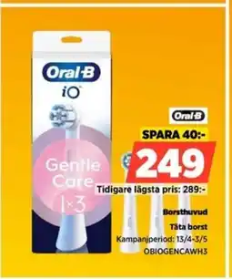 Power Oral-B Borsthuvud Täta borst erbjuda