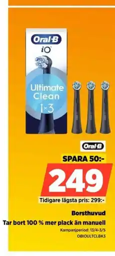 Power Borsthuvud Tar bort 100% mer plack än manuell erbjuda